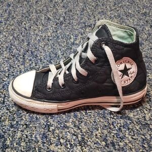 Converse Kids Black and White High-Top Sneakers